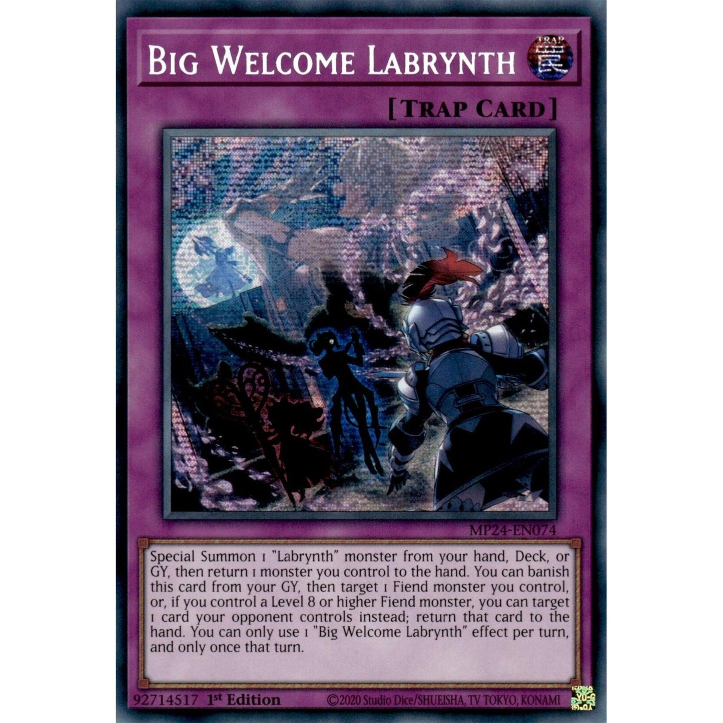 Image for Big Welcome Labrynth (MP24-EN074) - YuGiOh