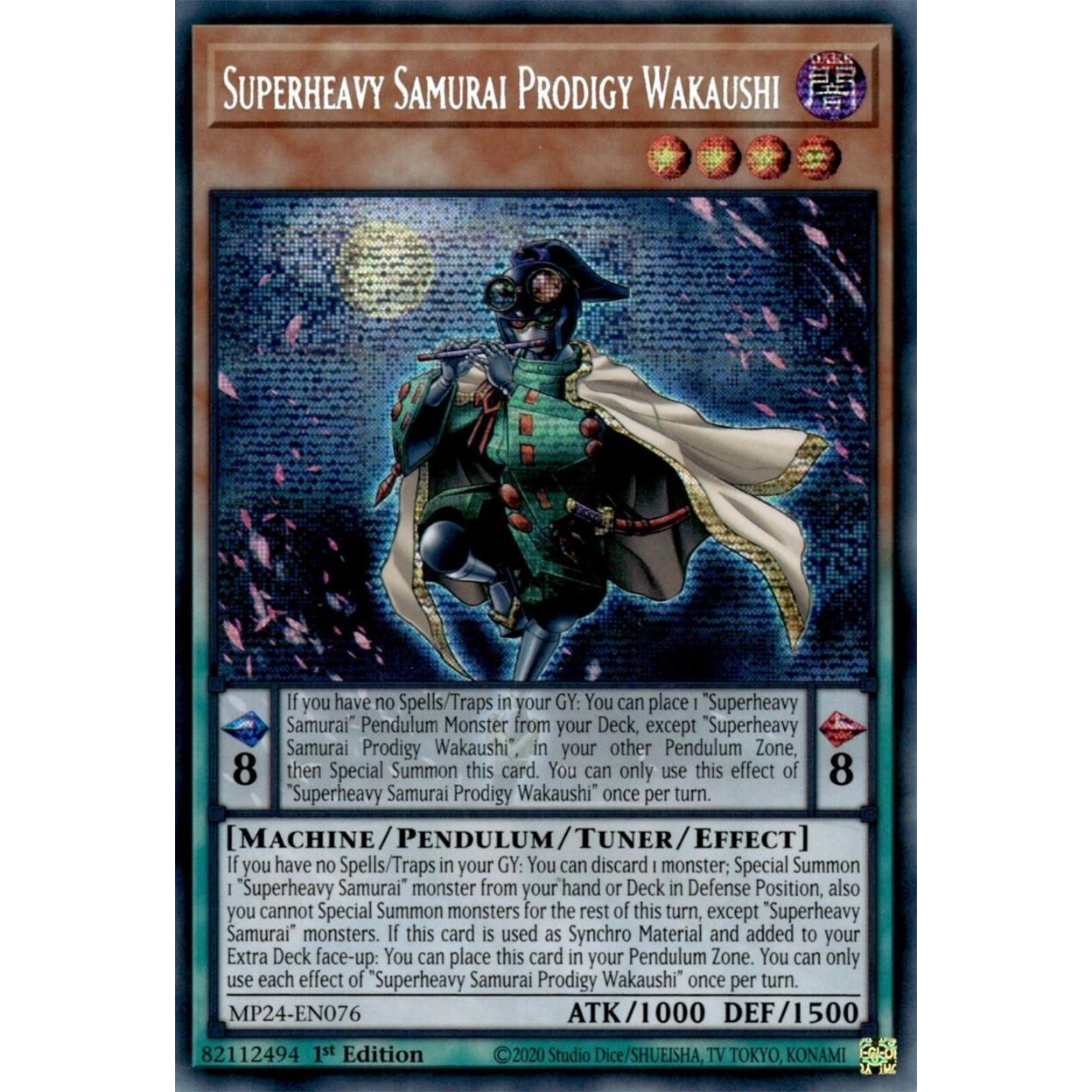 Image for Superheavy Samurai Prodigy Wakaushi (MP24-EN076) - YuGiOh