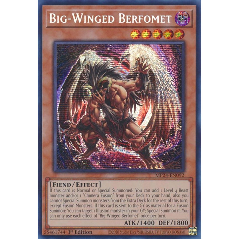 Image for Big-Winged Berfomet (MP24-EN092) - YuGiOh
