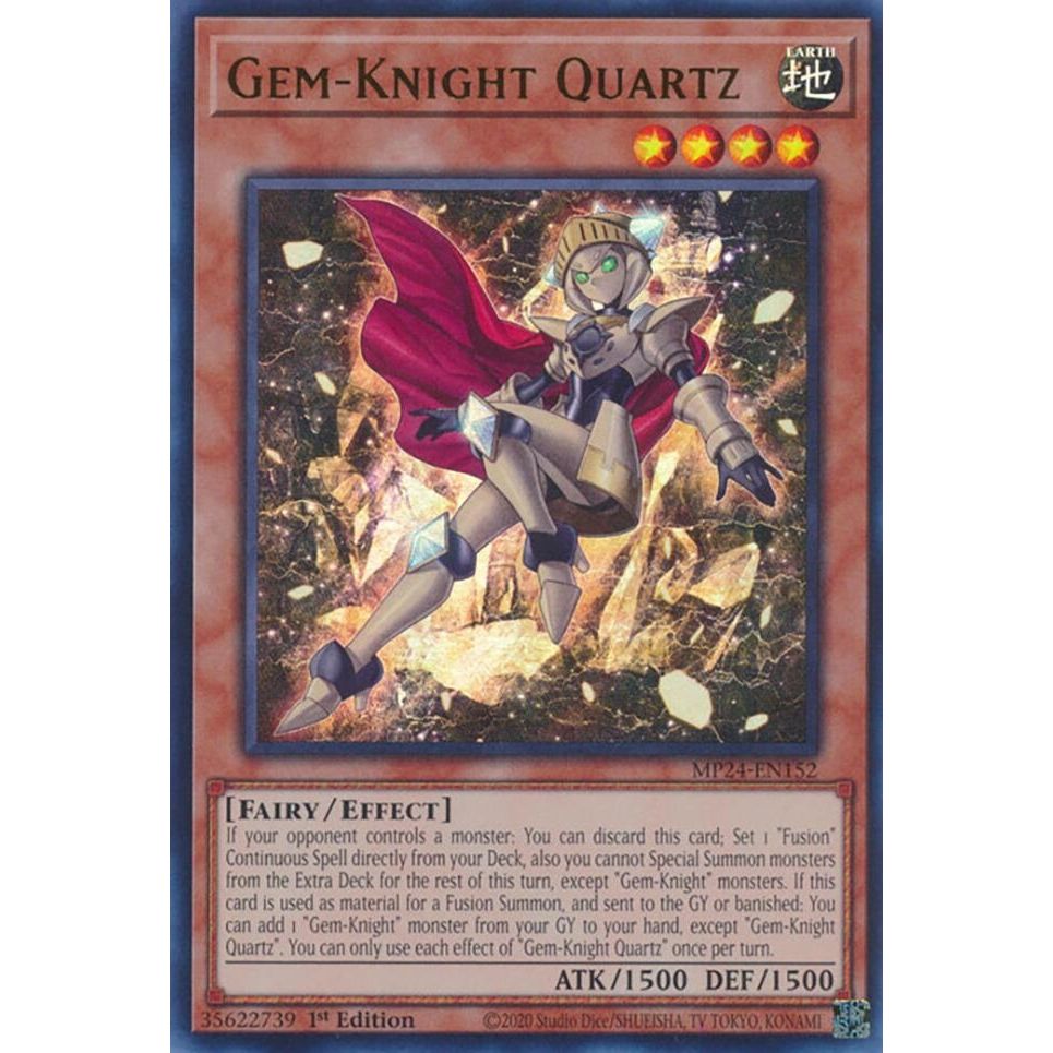 Image for Gem-Knight Quartz (MP24-EN152) - YuGiOh