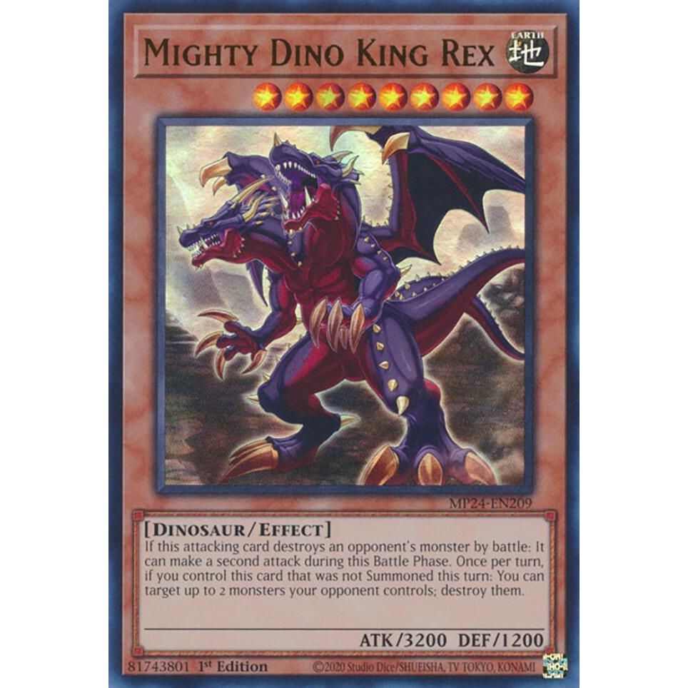 Image for Mighty Dino King Rex (MP24-EN209) - YuGiOh