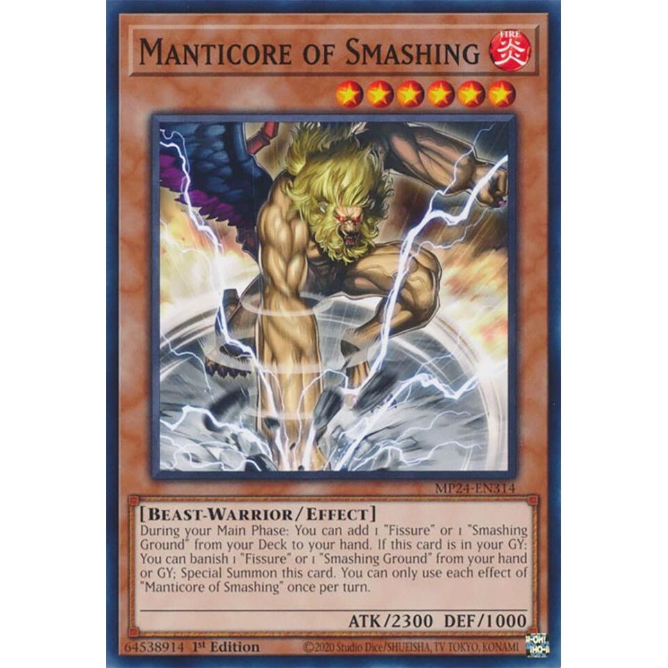 Image for Manticore of Smashing (MP24-EN314) - YuGiOh