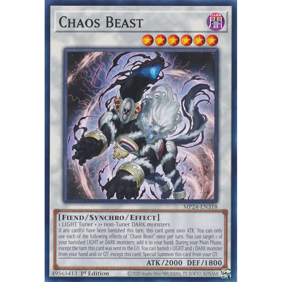 Image for Chaos Beast (MP24-EN318) - YuGiOh