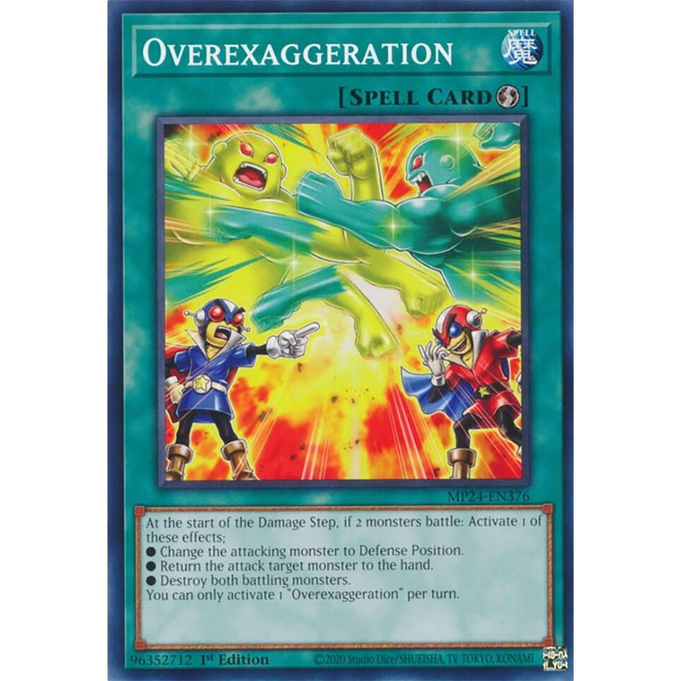 Image for Overexaggeration (MP24-EN376) - YuGiOh