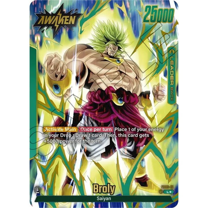 Image for Broly - FS03-01 (Gold) (FS03-01) (DBSFW_PR) - Dragon Ball Super: Fusion World