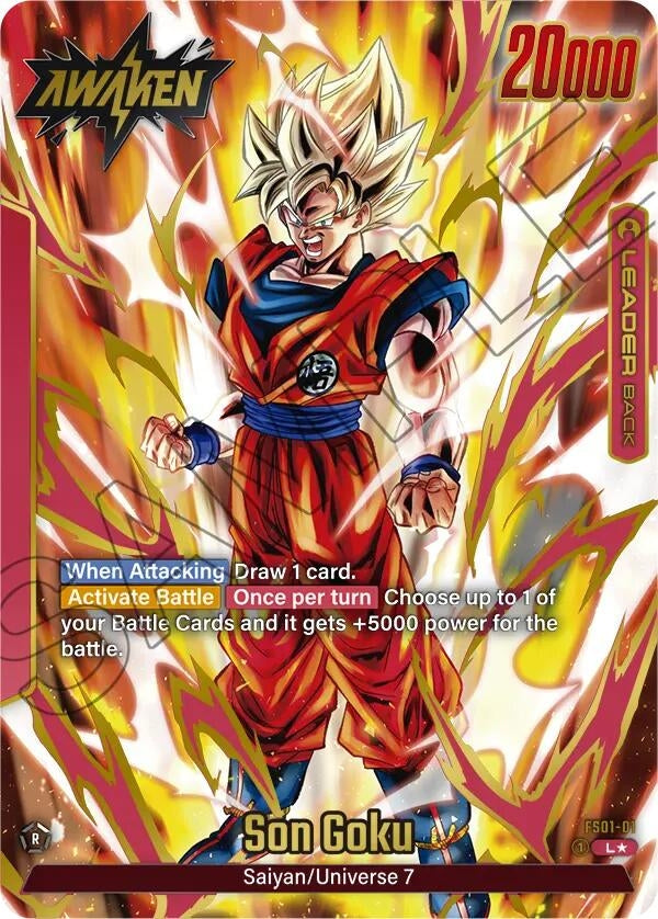 Image for Son Goku - FS01-01 (Gold) (FS01-01) (DBSFW_PR) - Dragon Ball Super: Fusion World