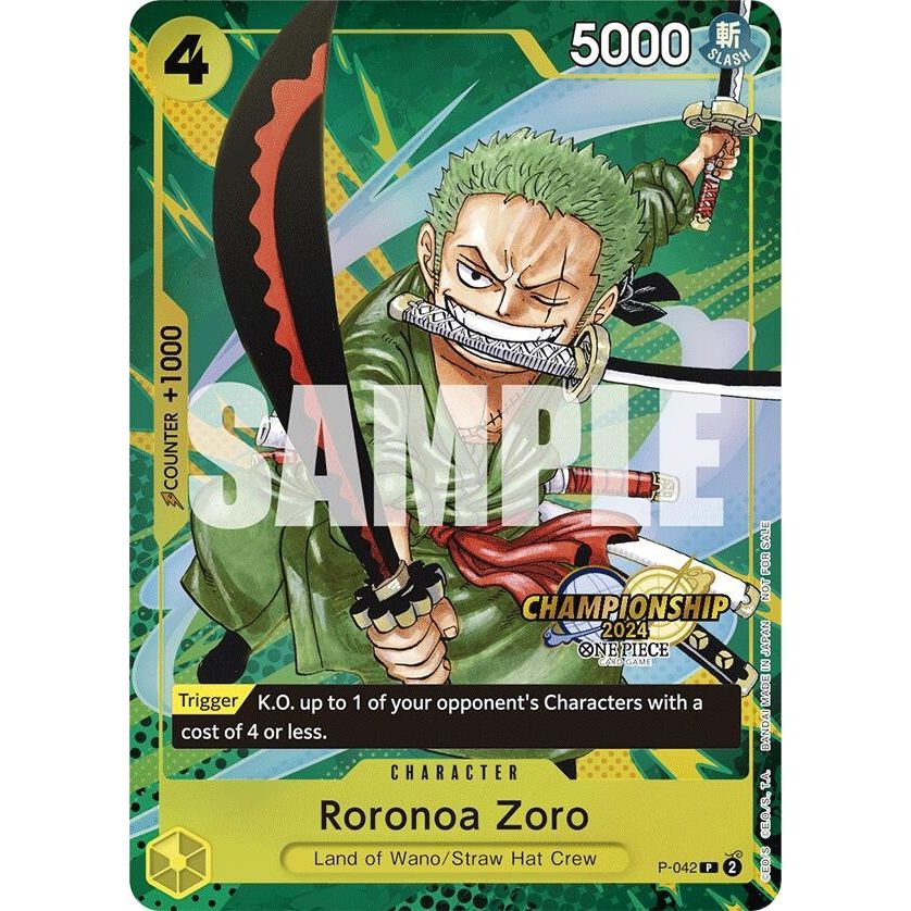 Image for Roronoa Zoro (CS 2024 Event Pack) (P-042) (OP-PR) - One Piece Card Game