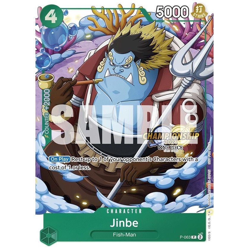 Image for Jinbe (CS 2024 Event Pack) (P-063) (OP-PR) - One Piece Card Game