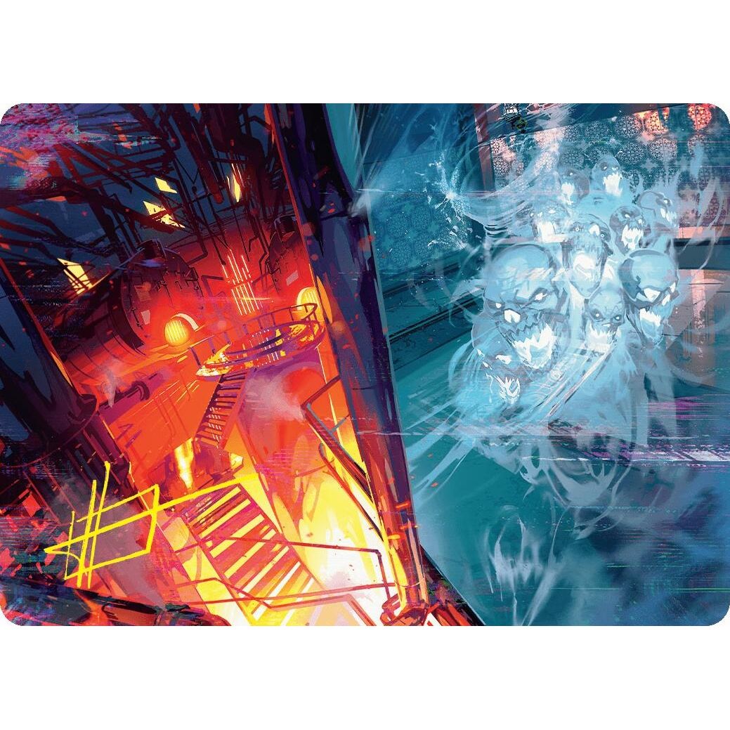 Image for Roaring Furnace // Steaming Sauna Art Card (Gold-Stamped Signature) (37) (ASDSK) - Magic: The Gathering