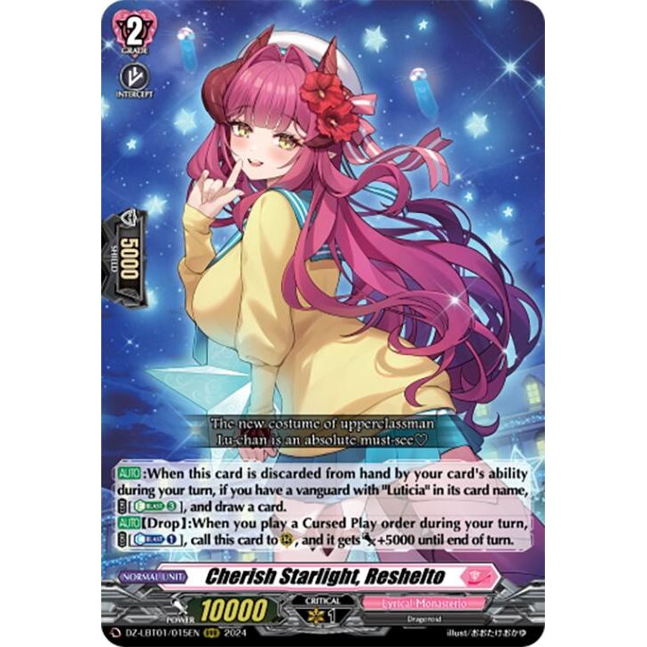 Image for Cherish Starlight, Reshelto (DZ-LBT01/015EN) (DZ-LBT01) - Cardfight Vanguard