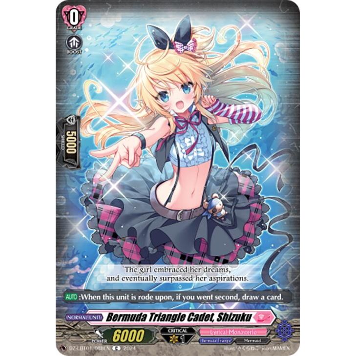 Image for Bermuda Triangle Cadet, Shizuku (DZ-LBT01/088EN) (DZ-LBT01) - Cardfight Vanguard