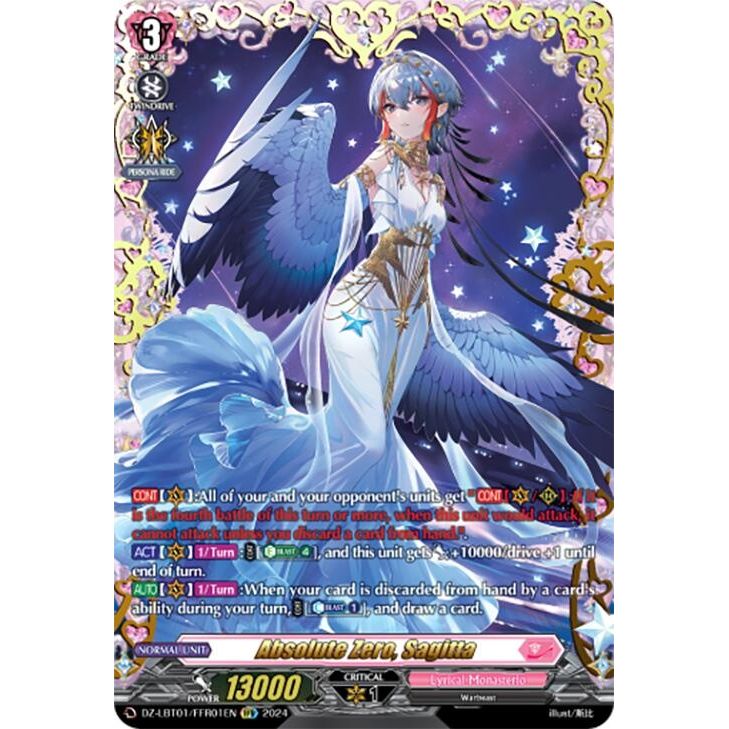 Image for Absolute Zero, Sagitta (FFR) (DZ-LBT01/FFR01EN) (DZ-LBT01) - Cardfight Vanguard