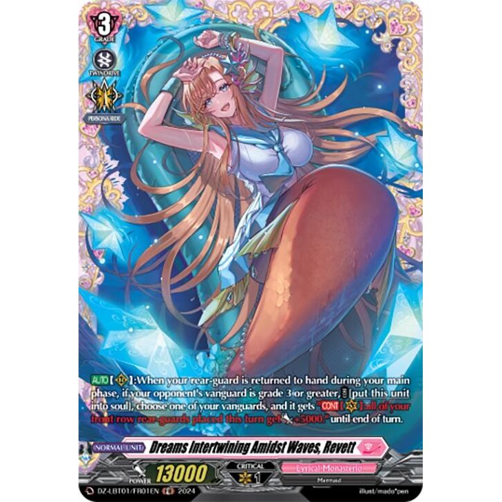 Image for Dreams Intertwining Amidst Waves, Revett (FR) (DZ-LBT01/FR01EN) (DZ-LBT01) - Cardfight Vanguard