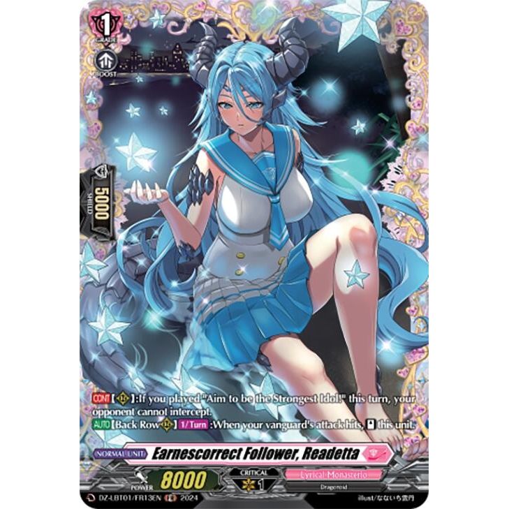 Image for Earnescorrect Follower, Readetta (FR) (DZ-LBT01/FR13EN) (DZ-LBT01) - Cardfight Vanguard