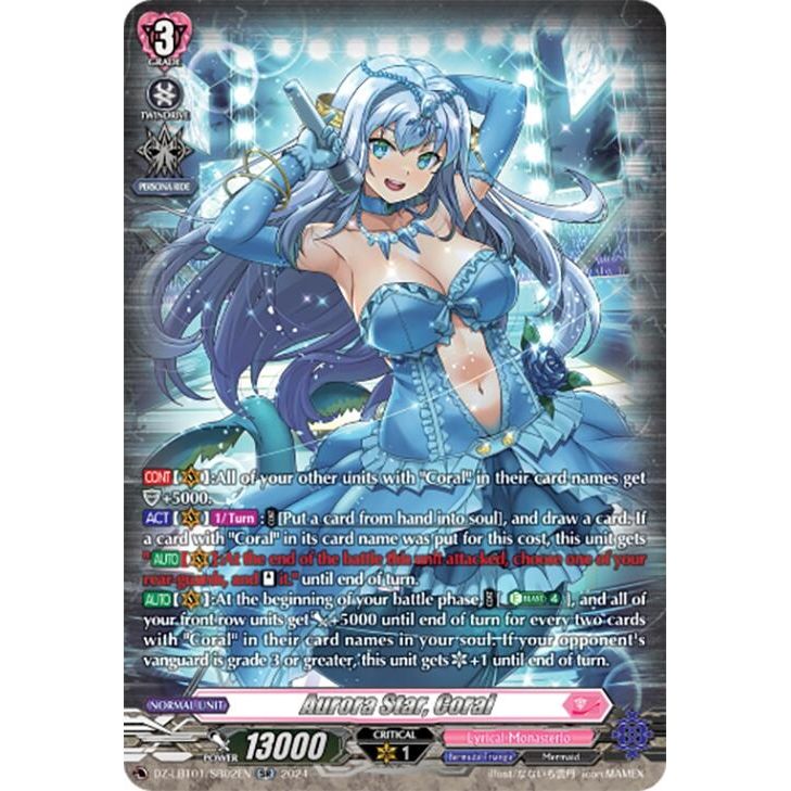 Image for Aurora Star, Coral (SR) (DZ-LBT01/SR02EN) (DZ-LBT01) - Cardfight Vanguard