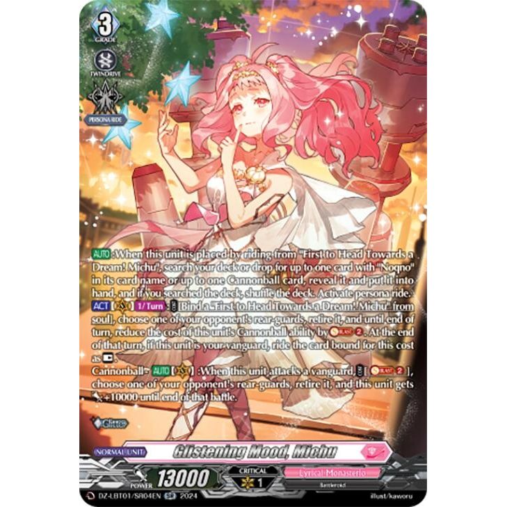 Image for Glistening Mood, Michu (SR) (DZ-LBT01/SR04EN) (DZ-LBT01) - Cardfight Vanguard