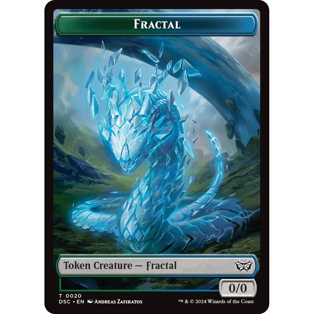 Image for Fractal // Scarecrow Double-Sided Token (20 // 23) (DSC) - Magic: The Gathering
