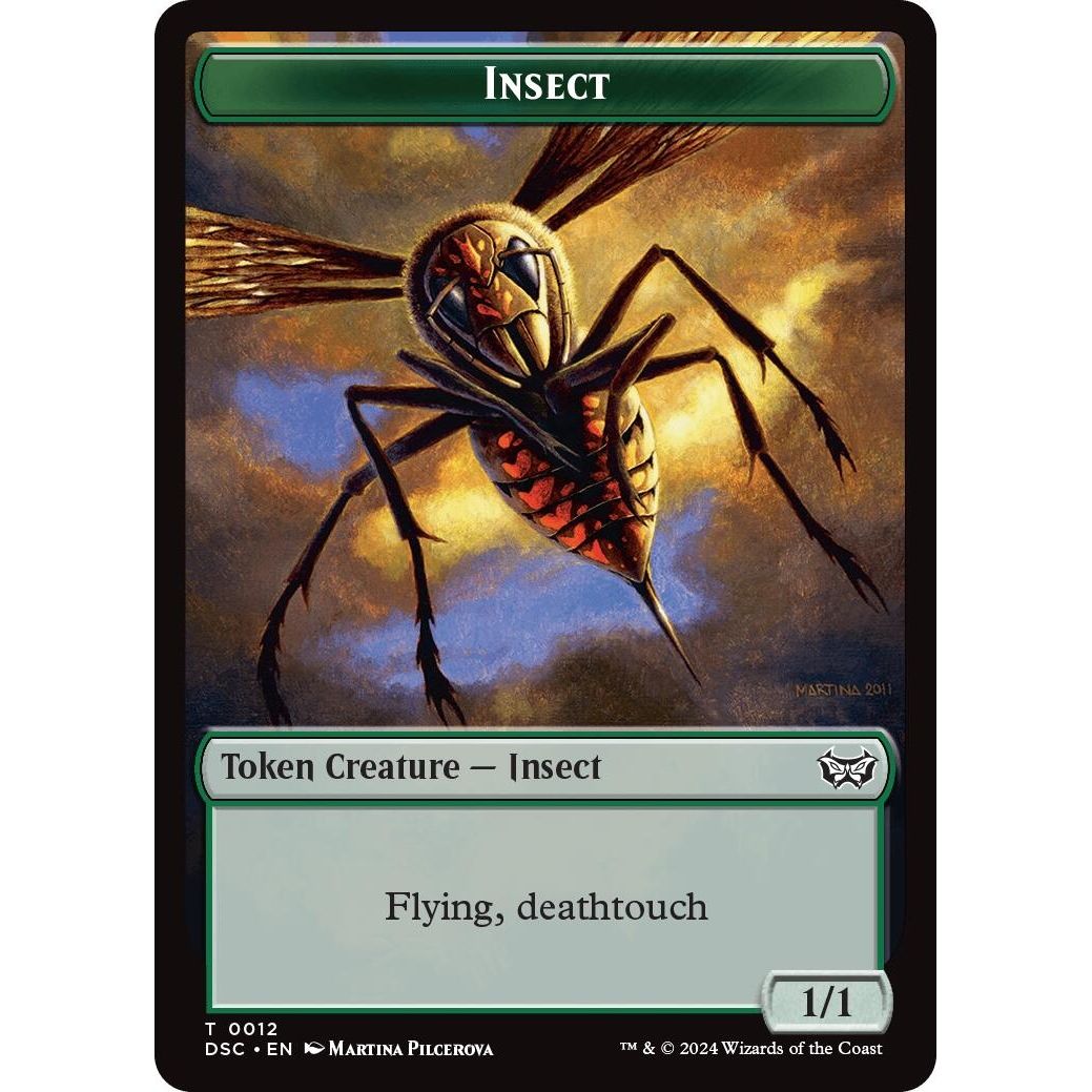 Image for Insect (0012) // Spider Double-Sided Token (12 // 16) (DSC) - Magic: The Gathering
