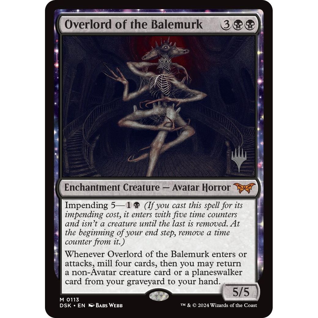 Image for Overlord of the Balemurk (113) (PPDSK) - Magic: The Gathering