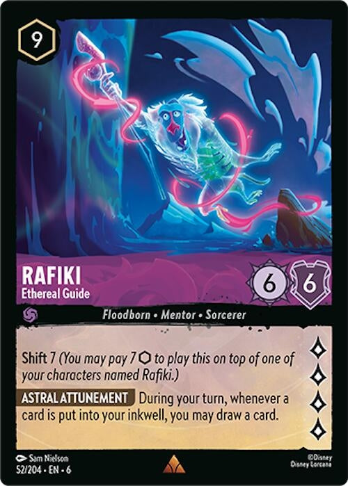 Image for Rafiki - Ethereal Guide (52/204) (6) - Disney Lorcana