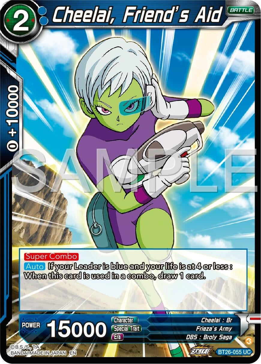 Image for Cheelai, Friend's Aid (BT26-055) (BT26) - Dragon Ball Super: Masters