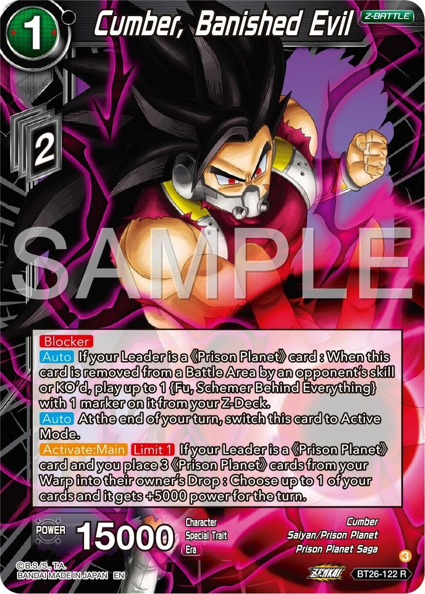 Image for Cumber, Banished Evil (BT26-122) (BT26) - Dragon Ball Super: Masters