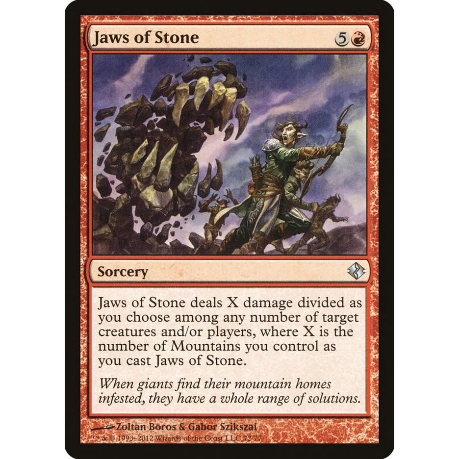 Image for Jaws of Stone (72) (DDI) - Magic: The Gathering