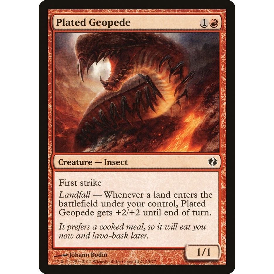 Image for Plated Geopede (45) (DDI) - Magic: The Gathering