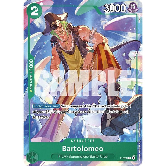 Image for Bartolomeo (P-029) (ST-16) - One Piece Card Game