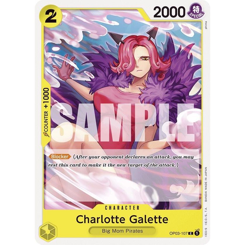 Image for Charlotte Galette (OP03-107) (ST-20) - One Piece Card Game