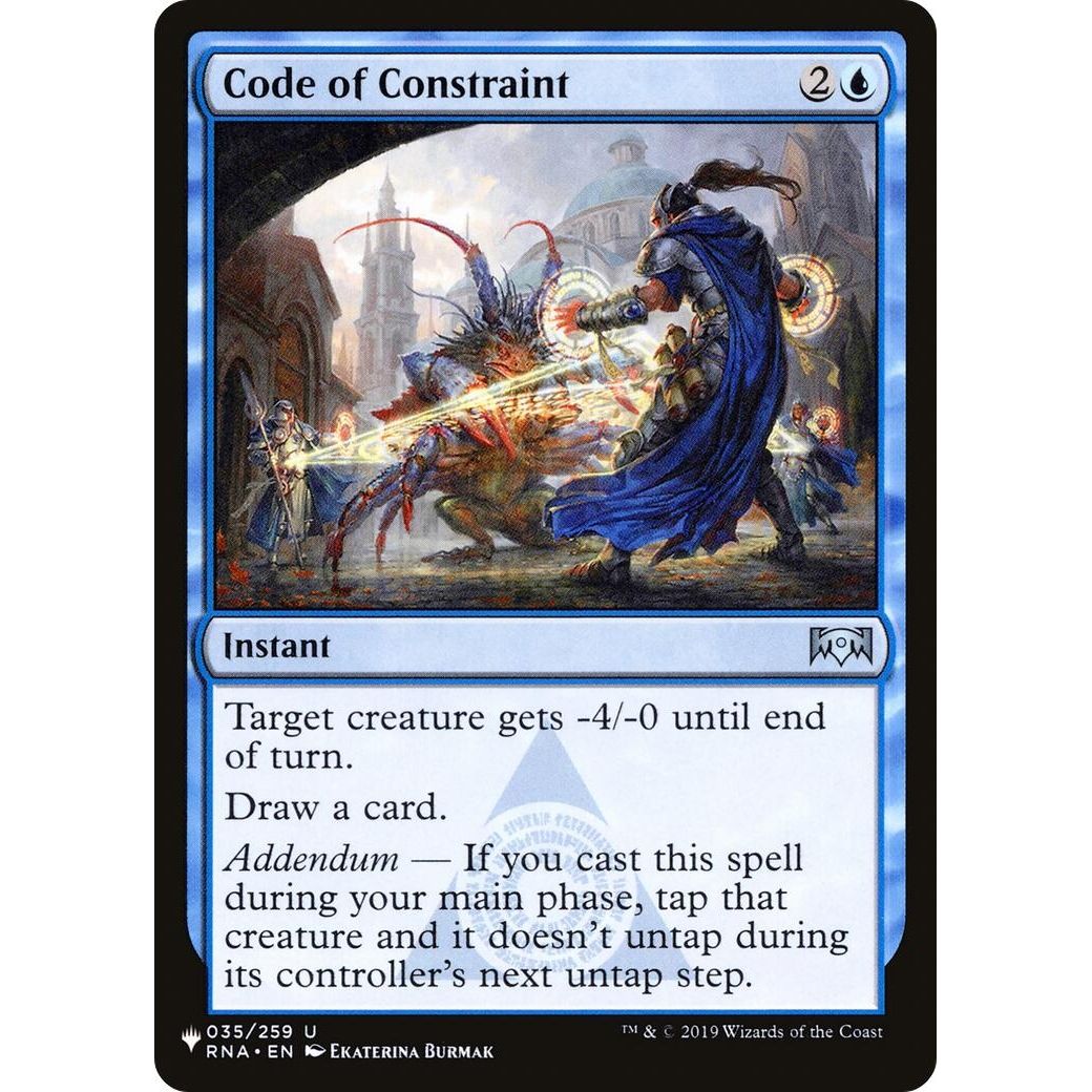 Image for Code of Constraint (035/259) (LIST) - Magic: The Gathering