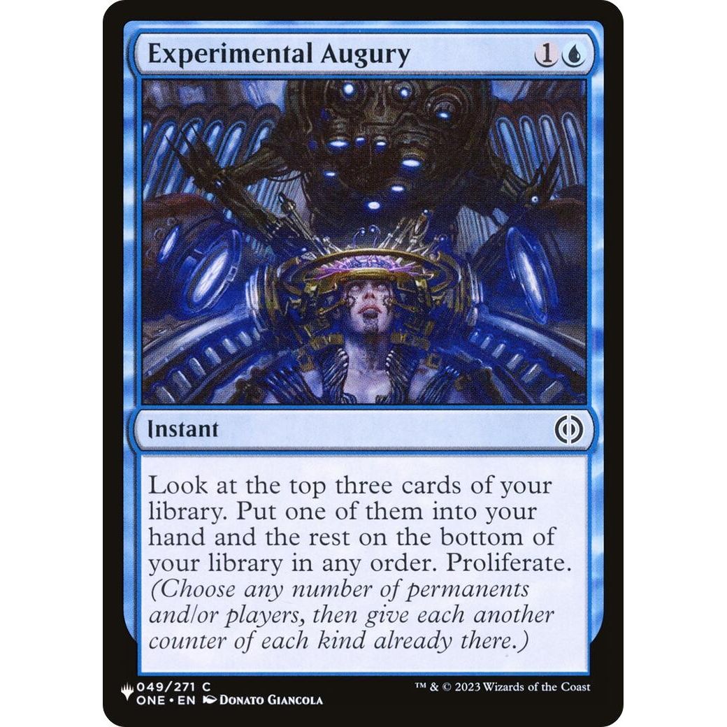 Image for Experimental Augury (049/271) (LIST) - Magic: The Gathering