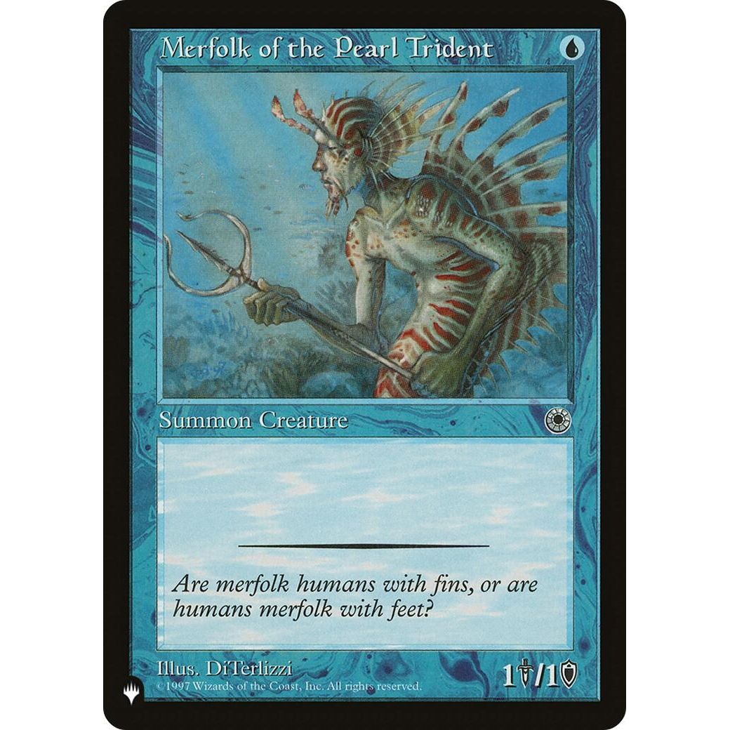 Image for Merfolk of the Pearl Trident (LIST) - Magic: The Gathering