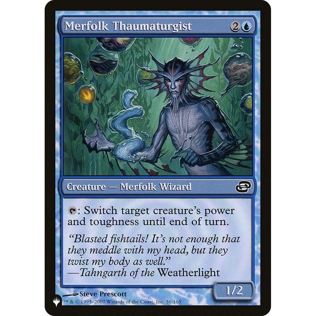 Image for Merfolk Thaumaturgist (56/165) (LIST) - Magic: The Gathering