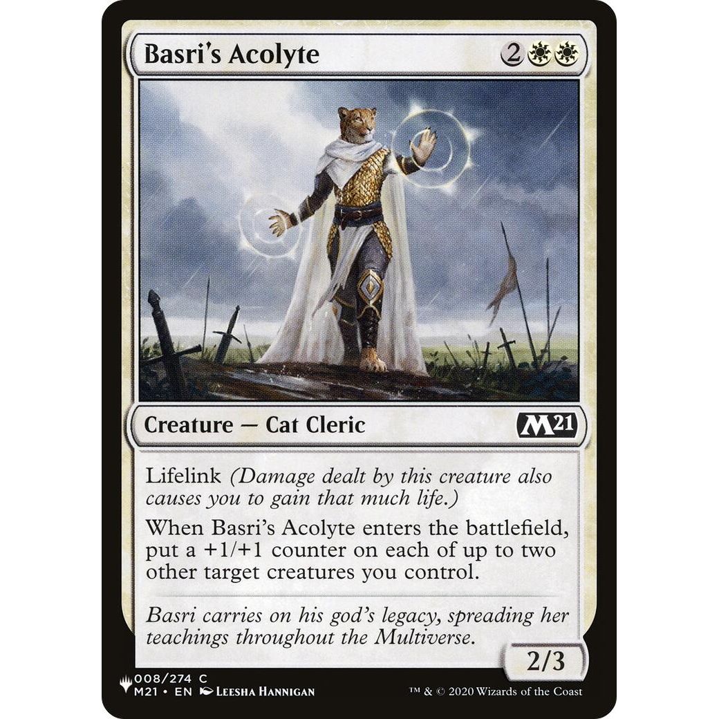 Image for Basri's Acolyte (008/274) (LIST) - Magic: The Gathering