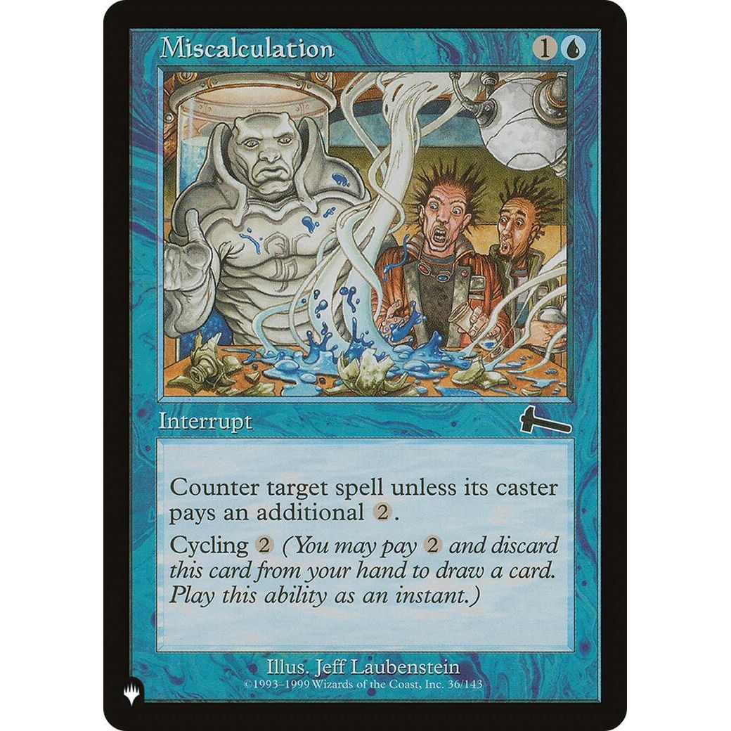 Image for Miscalculation (36/143) (LIST) - Magic: The Gathering