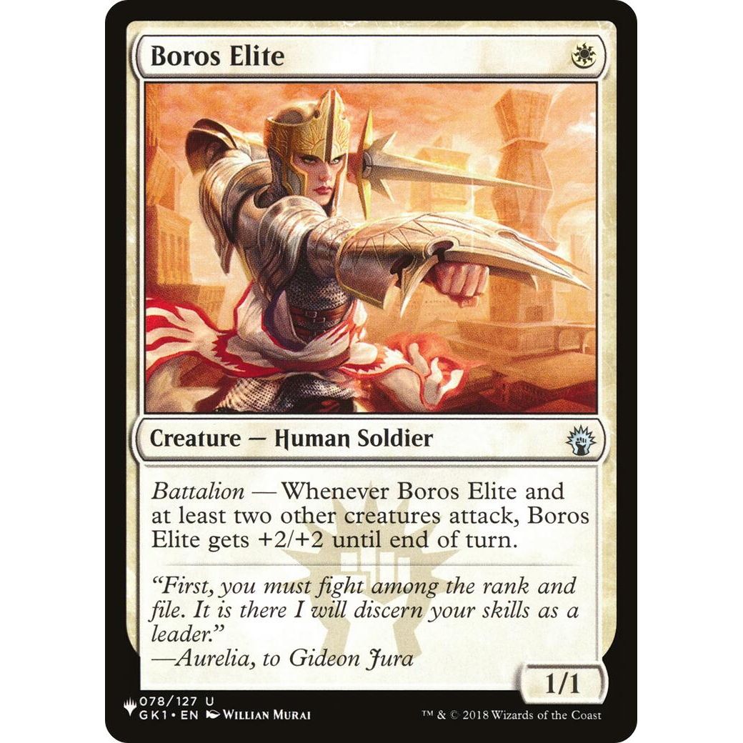 Image for Boros Elite (078/127) (LIST) - Magic: The Gathering