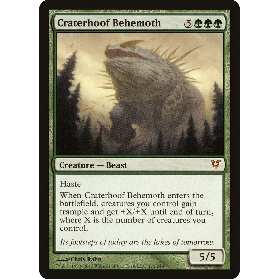 Image for Craterhoof Behemoth (172) (AVR) - Magic: The Gathering