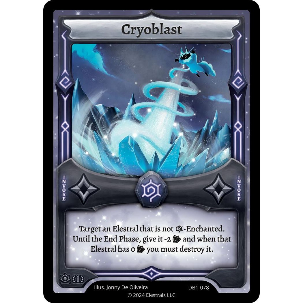 Image for Cryoblast (DB1-078) (DB1) - Elestrals