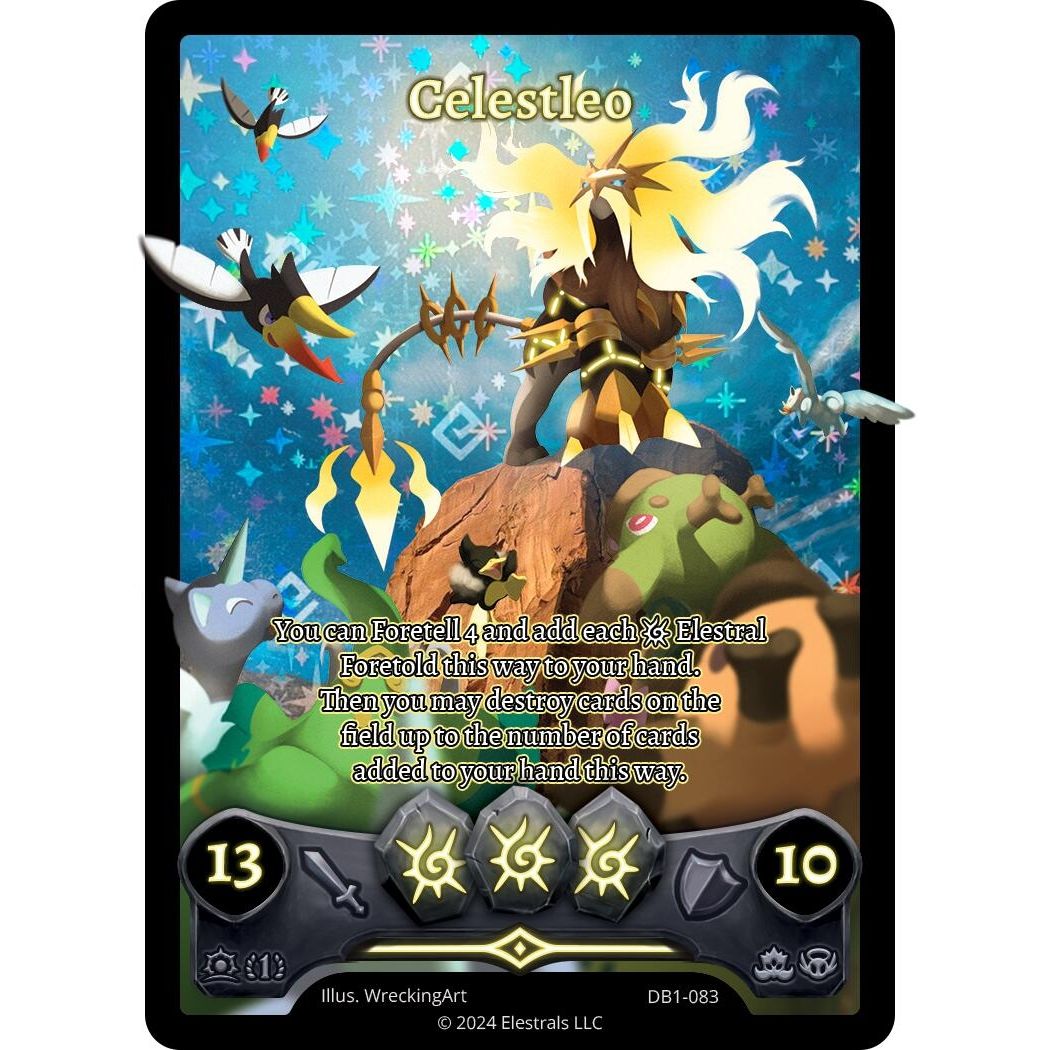 Image for Celestleo (Full Art) (DB1-083) (DB1) - Elestrals