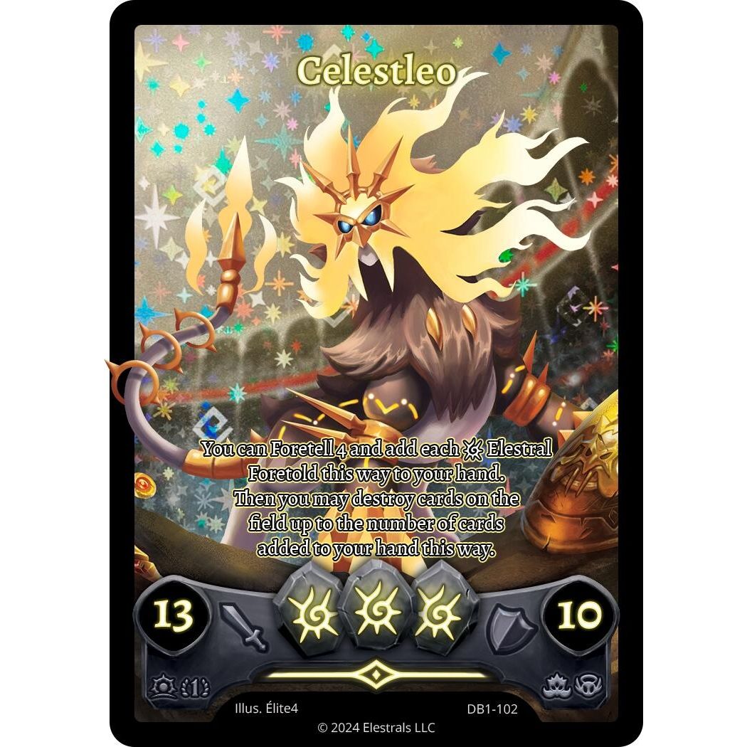 Image for Celestleo (Box Topper) (DB1-102) (DB1) - Elestrals