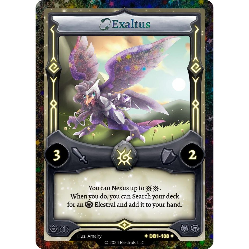Image for Exaltus (Alternative Art) (DB1-108) (DB1) - Elestrals