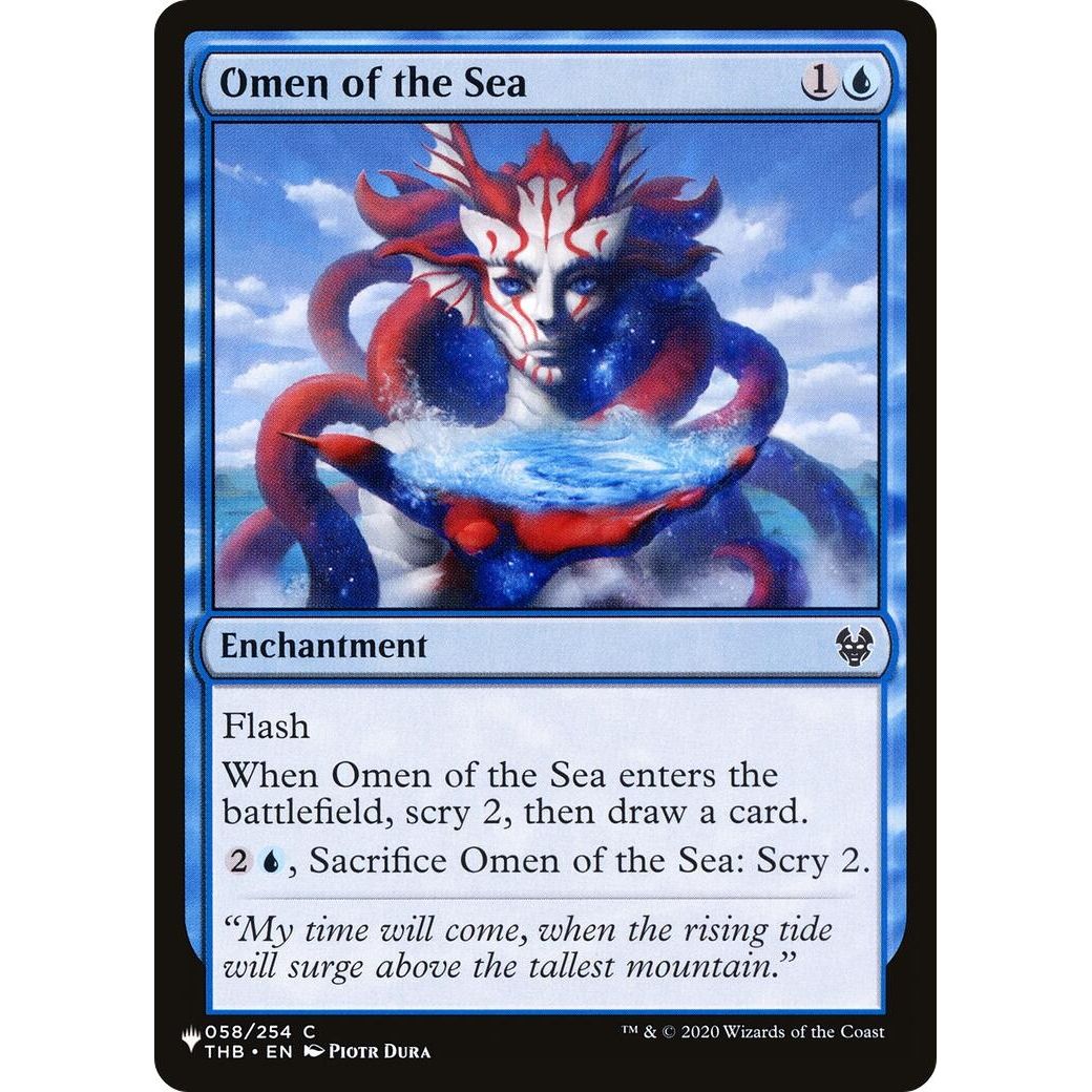 Image for Omen of the Sea (058/254) (LIST) - Magic: The Gathering