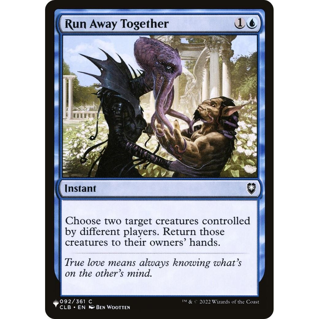 Image for Run Away Together (092/361) (LIST) - Magic: The Gathering