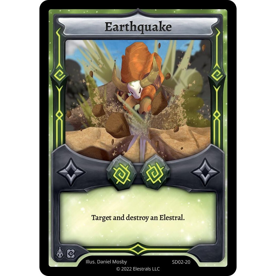 Image for Earthquake (SD02-20) (SD02) - Elestrals