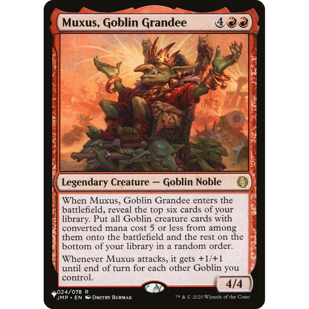 Image for Muxus, Goblin Grandee (024/078) (LIST) - Magic: The Gathering