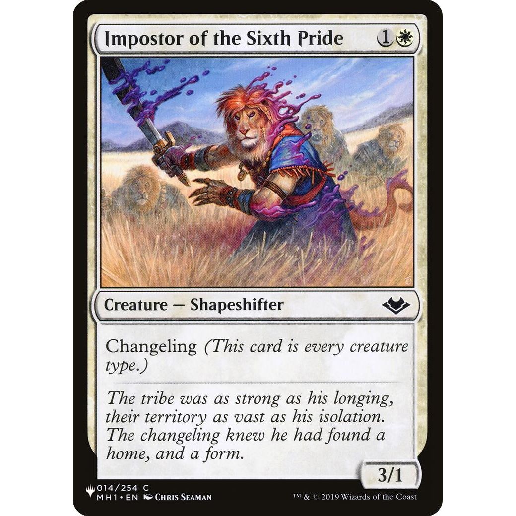 Image for Impostor of the Sixth Pride (14) (LIST) - Magic: The Gathering