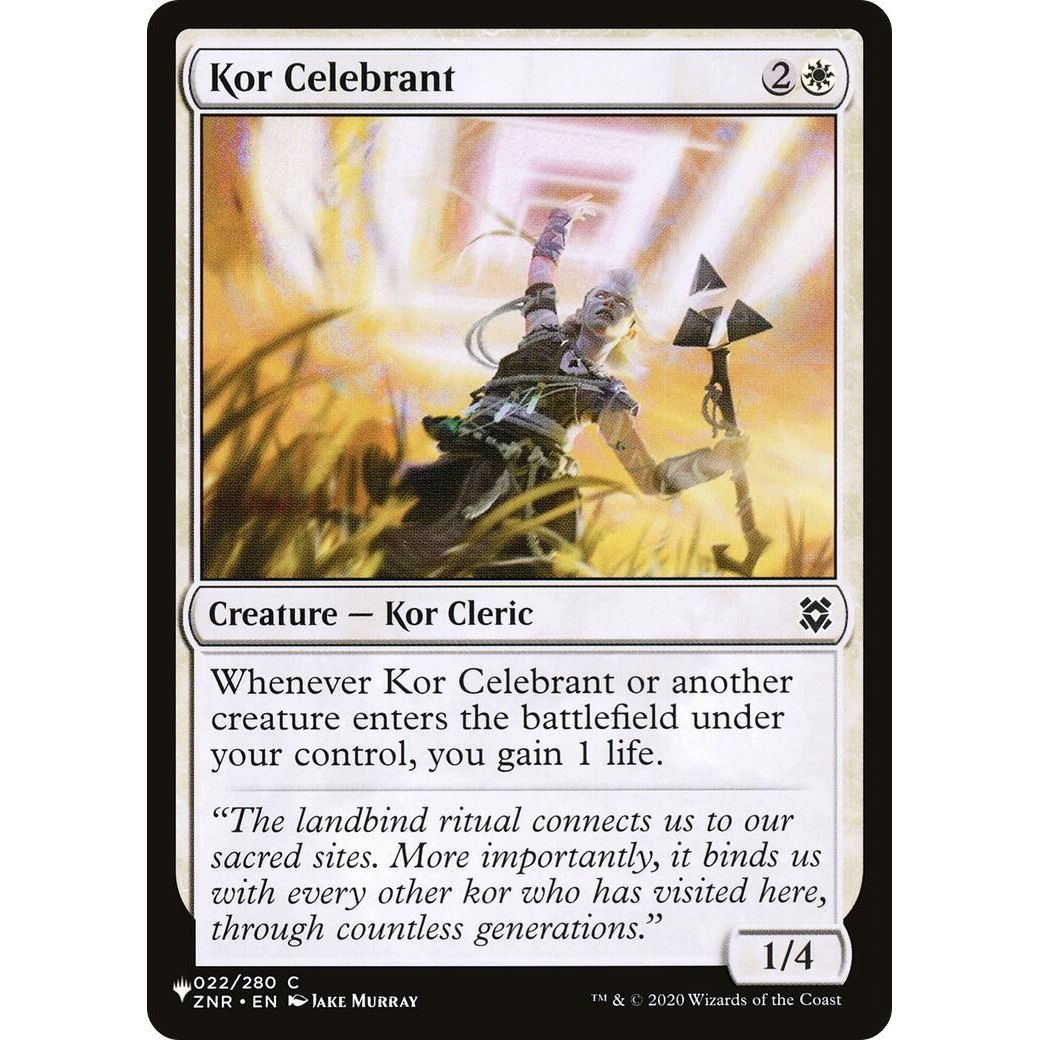 Image for Kor Celebrant (022/280) (LIST) - Magic: The Gathering