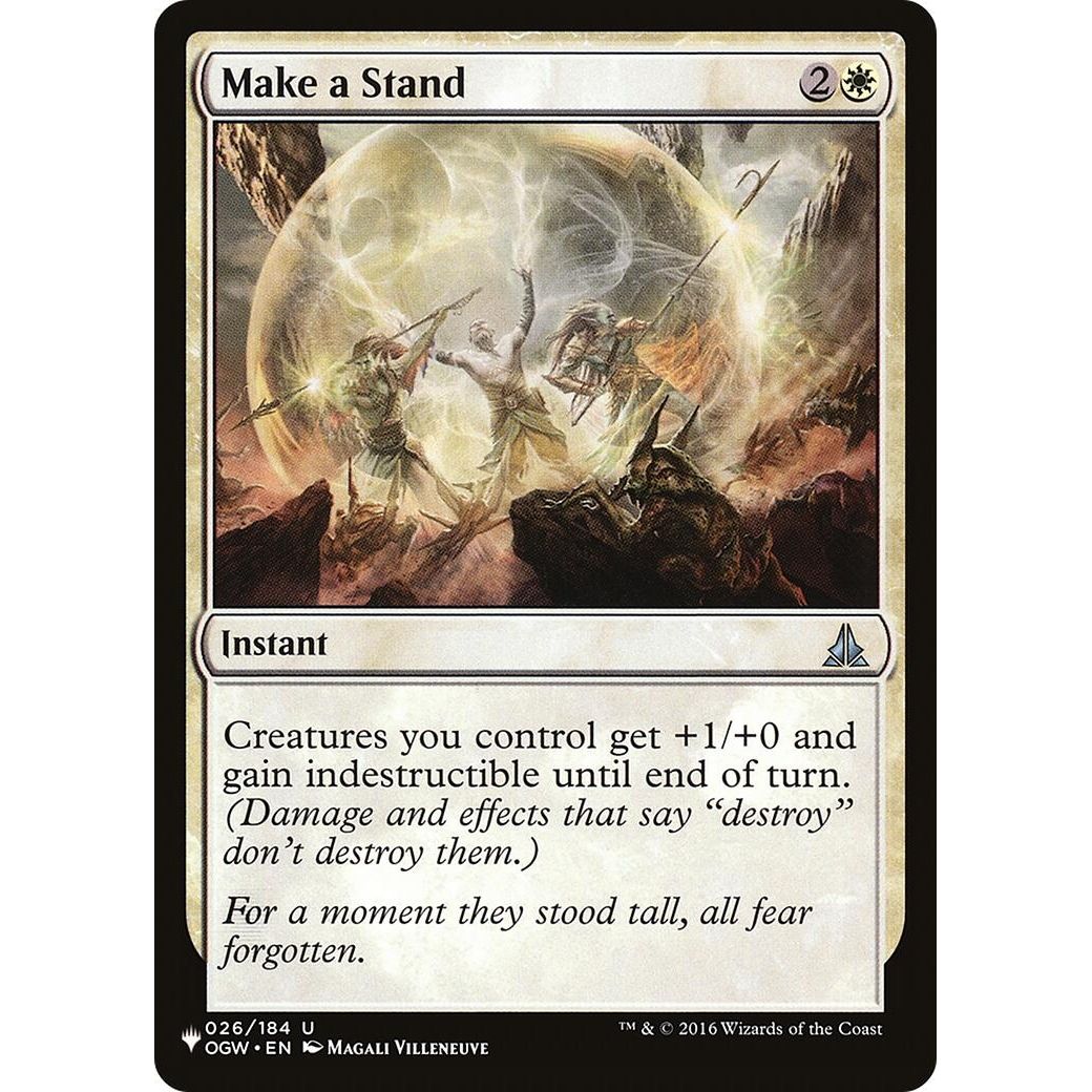 Image for Make a Stand (026/184) (LIST) - Magic: The Gathering