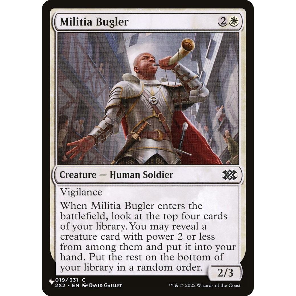 Image for Militia Bugler (019/024) (LIST) - Magic: The Gathering